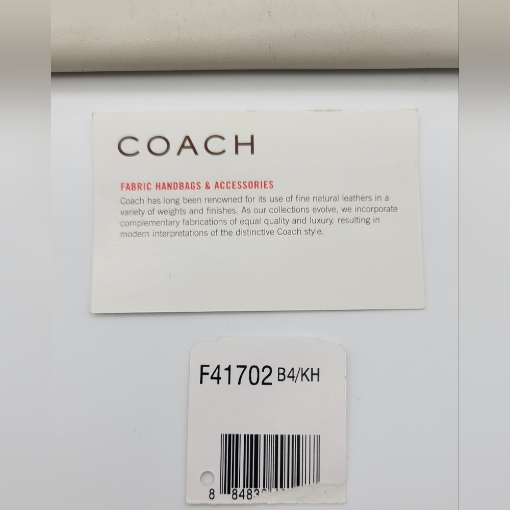 Coach Polished Calfskin Slim Envelope Wallet 8618 - Picture 5 of 16